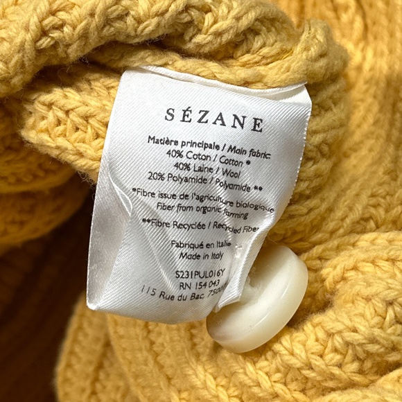 Sezane Yellow Sweater - Picture 6 of 8